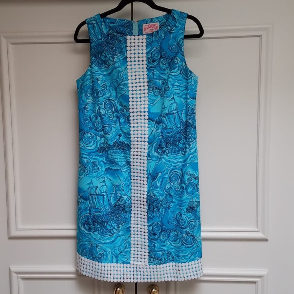 Lilly Pulitzer Holy Grail Dark And Stormy Shift